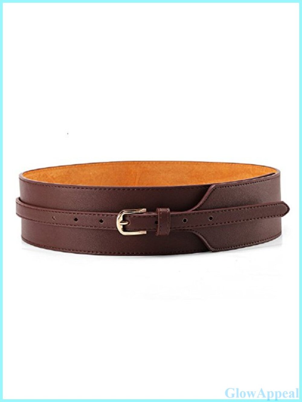 Obi Belt Genuine Leather + PU Leather Wide Waist Belt Cinch Fashion